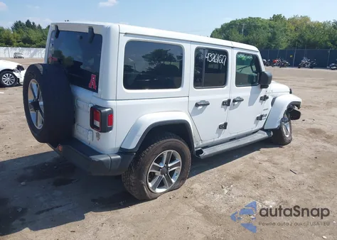 2018 Jeep Wrangler Unlimited Sahara 4X4 z USA, uszkodzony, nr VIN 1C4HJXEG0JW130907